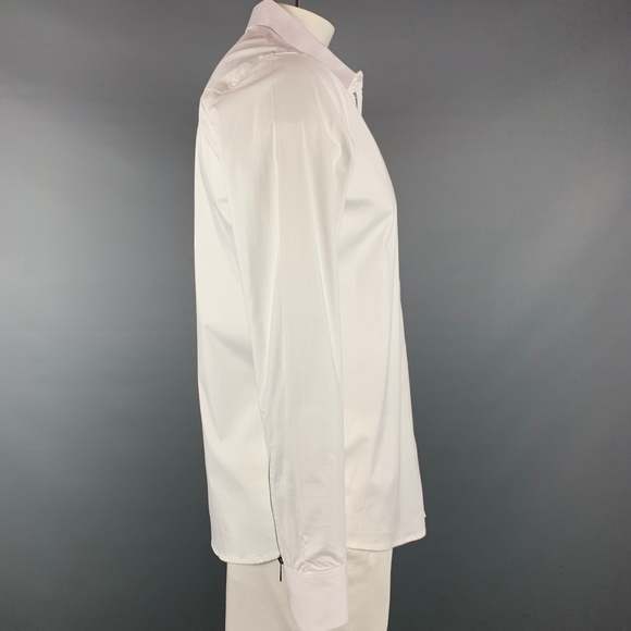 KARL LAGERFELD Size L White Cotton Zip Up Kilts & Skirts - Picture 2 of 6